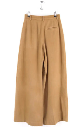 Pantalon large The Frankie Shop Marron en Laine