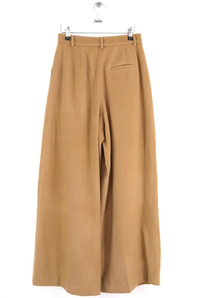 Pantalon large The Frankie Shop Marron en Laine