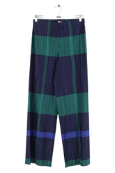 Pantalon large Thinking Mu Bleu en Synthétique, taille L - Seconde Main