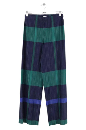 Pantalon large Thinking Mu Bleu en Synthétique, taille L - Seconde Main