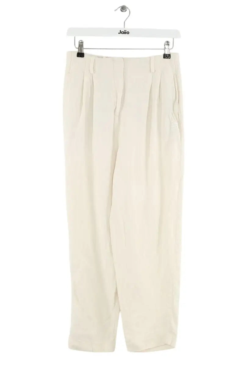 Pantalon large Tommy Hilfiger Blanc en Lin, taille XS - Seconde Main