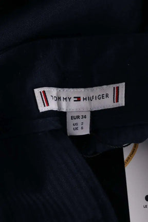 Pantalon large Tommy Hilfiger Bleu en Coton