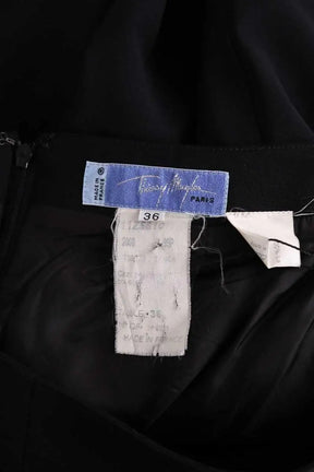 Pantalon large Tommy Hilfiger Noir en Laine