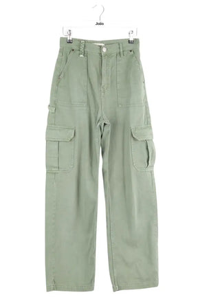 Pantalon large Tresse Kaki en Coton, taille S - Seconde Main