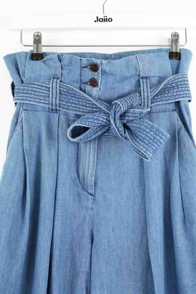 Pantalon large Vanessa Bruno Bleu en Coton