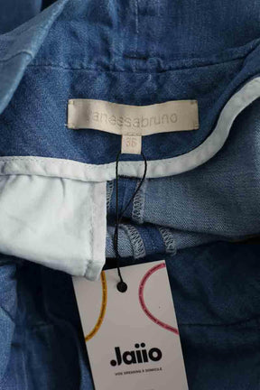 Pantalon large Vanessa Bruno Bleu en Coton