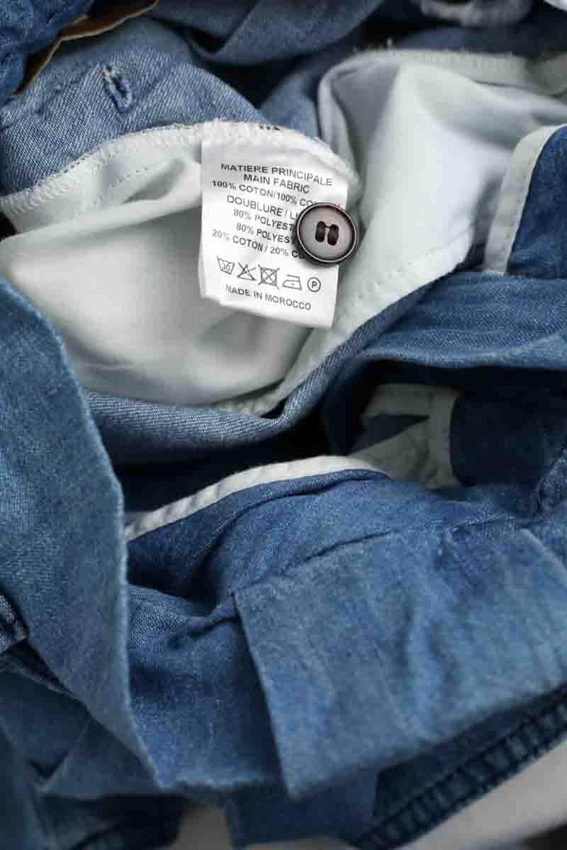 Pantalon large Vanessa Bruno Bleu en Coton