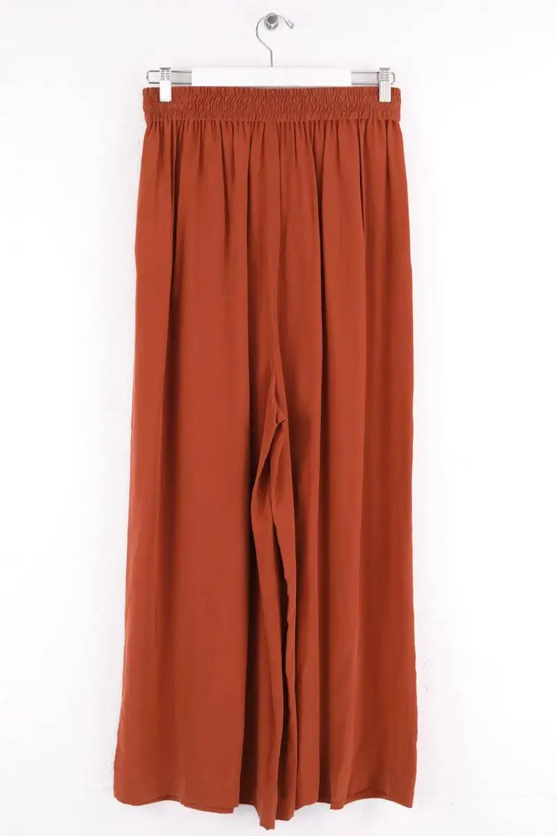 Pantalon large Vanessa Bruno Camel en Viscose