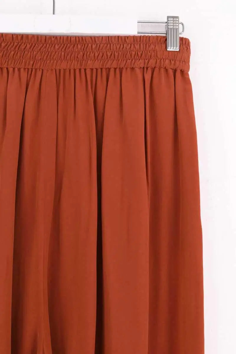 Pantalon large Vanessa Bruno Camel en Viscose