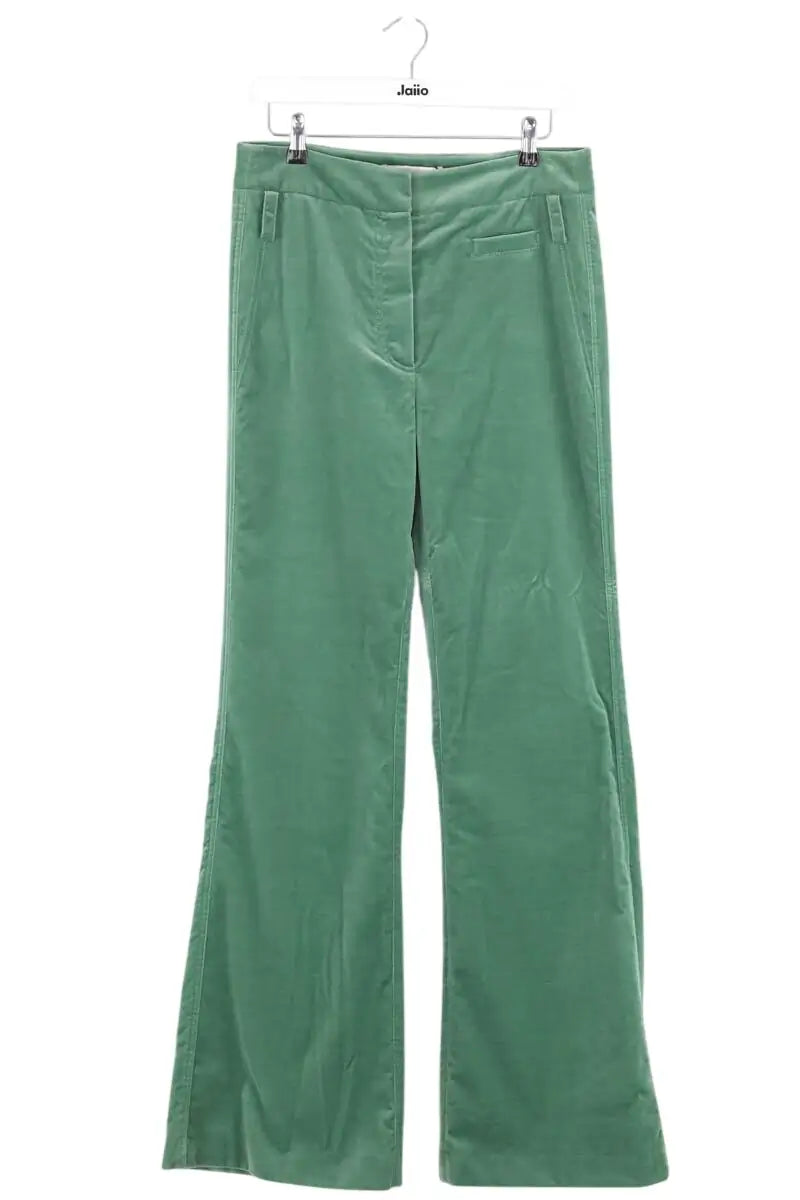 Pantalon large Vanessa Bruno Vert en Velours, taille M - Seconde Main
