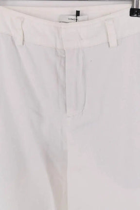 Pantalon large Vince Blanc en Coton