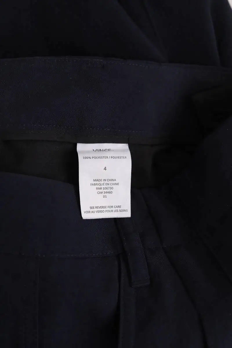 Pantalon large Vince Noir en Synthétique