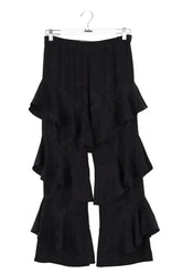 Pantalon large Zadig & Voltaire Noir en Soie, taille S - Seconde Main