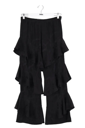 Pantalon large Zadig & Voltaire Noir en Soie, taille S - Seconde Main