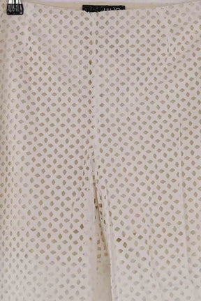 Pantalon Liu Jo Ecru en Synthétique
