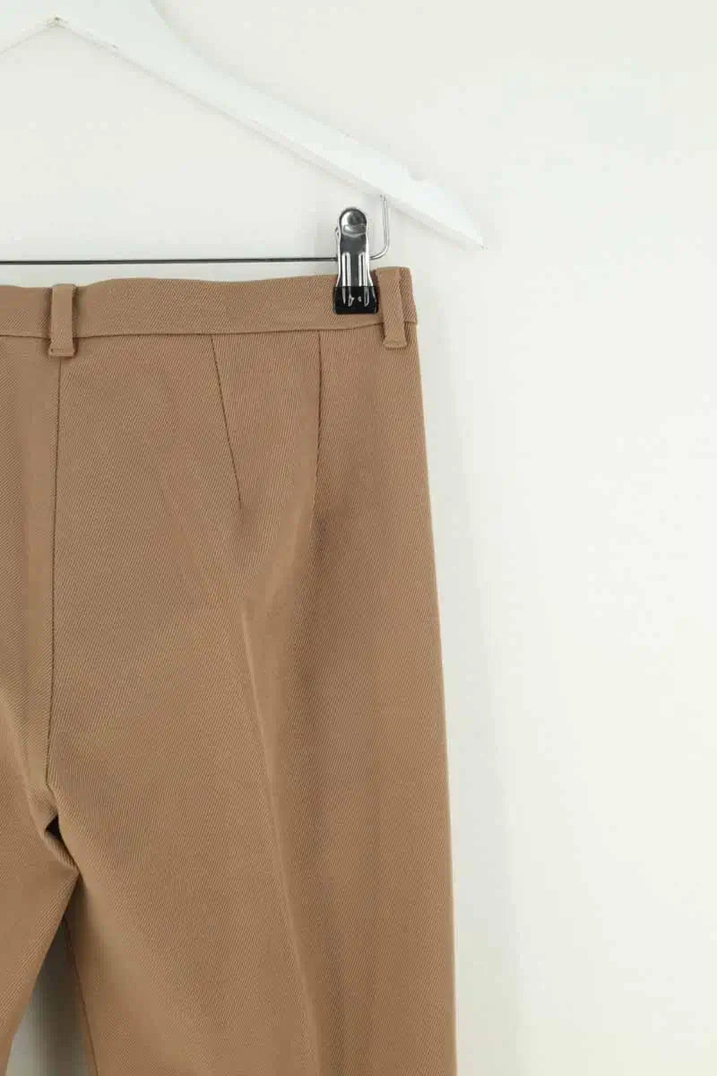 Pantalon Max Mara Marron en Coton