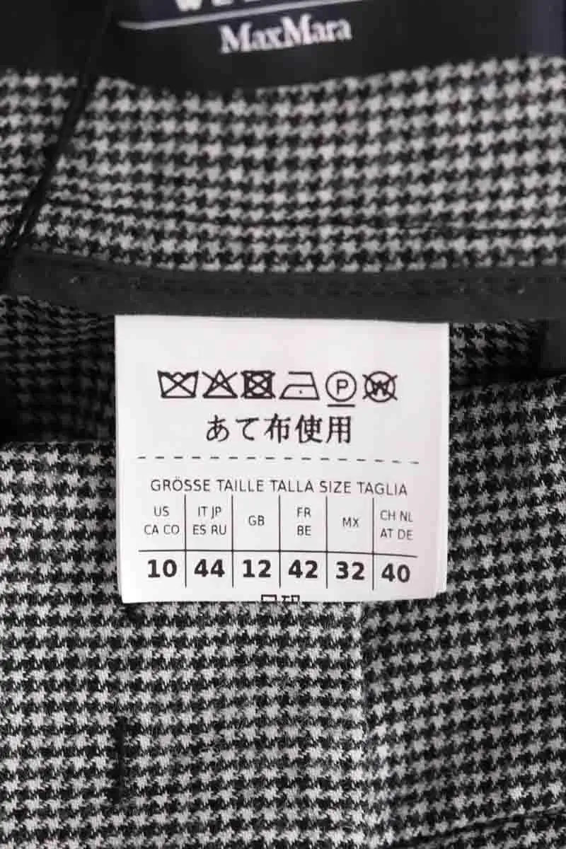 Pantalon Max Mara Noir en Laine