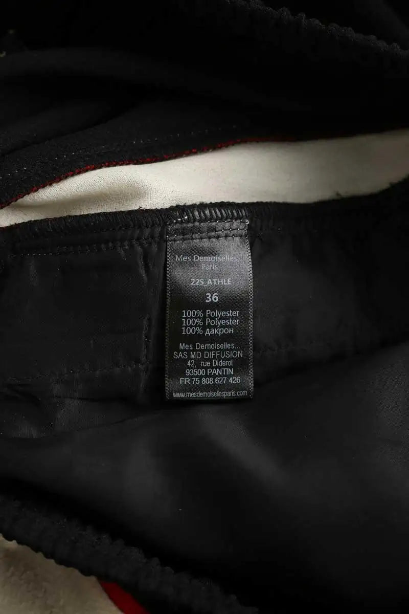 Pantalon Mes Demoiselles Noir en Polyester