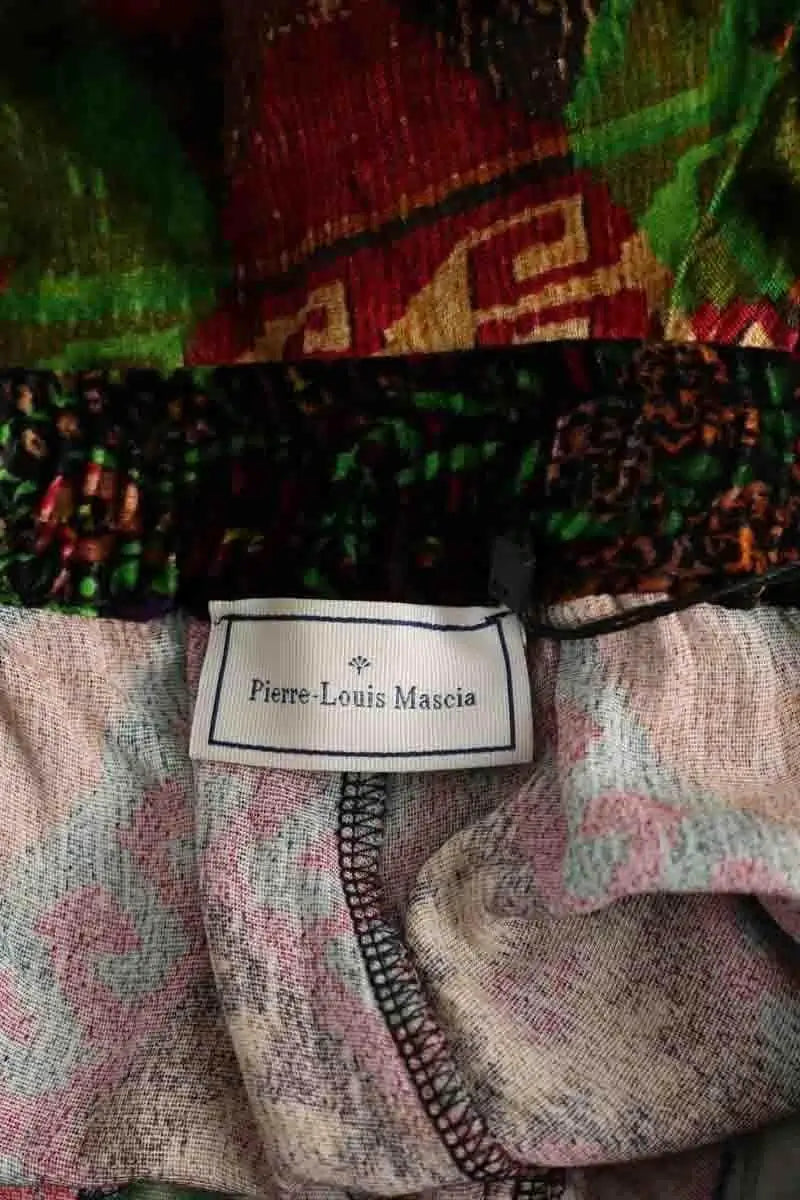 Pantalon Pierre-Louis Mascia Multicolore en Velours