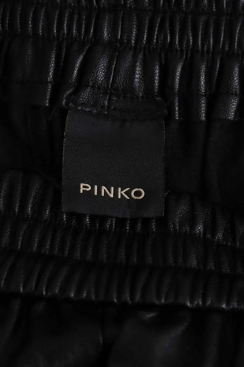 Pantalon Pinko Noir en Synthétique