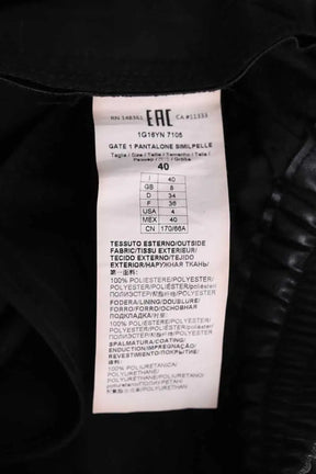 Pantalon Pinko Noir en Synthétique