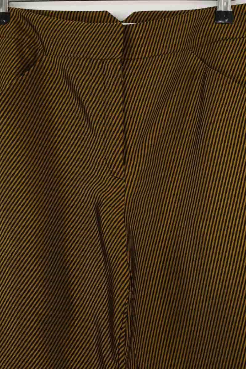 Pantalon Roseanna Doré en Synthétique