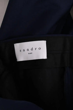 Pantalon Sandro Marine en Laine