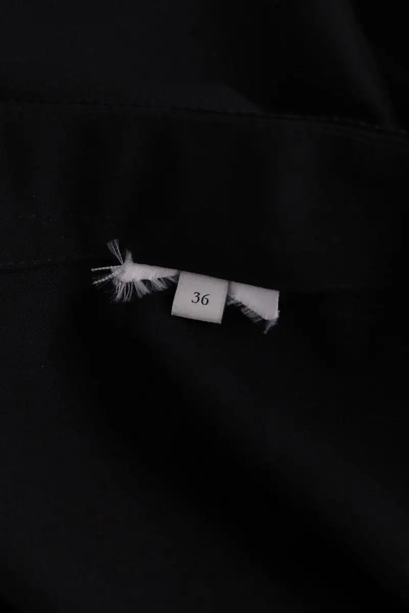Pantalon Sandro Noir en Laine