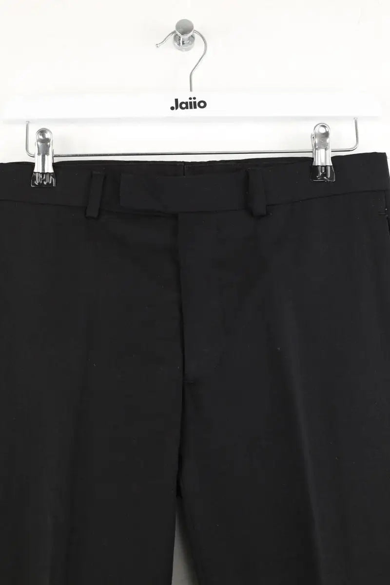Pantalon Sandro Noir en Laine