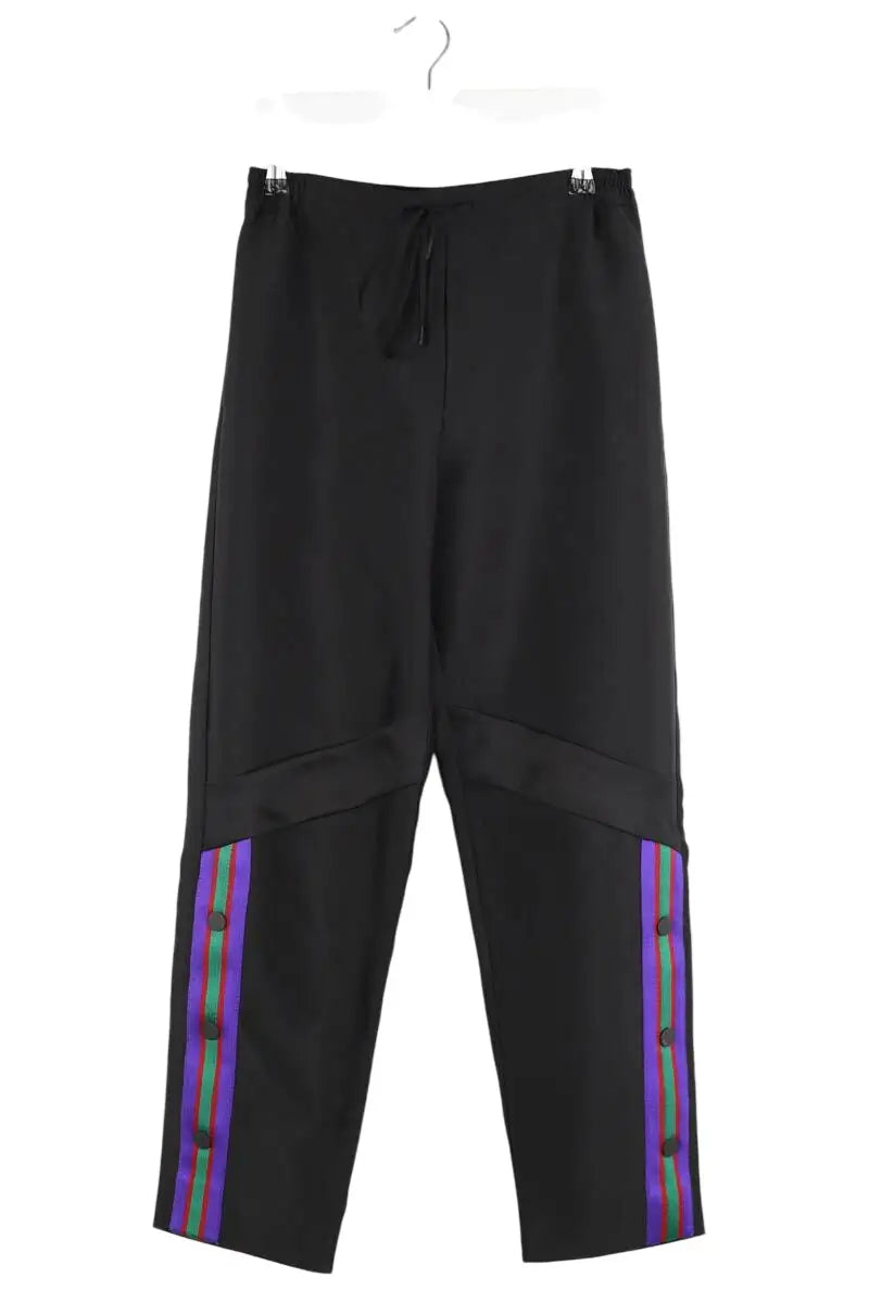 Pantalon Sandro Noir en Polyester, taille M - Seconde Main