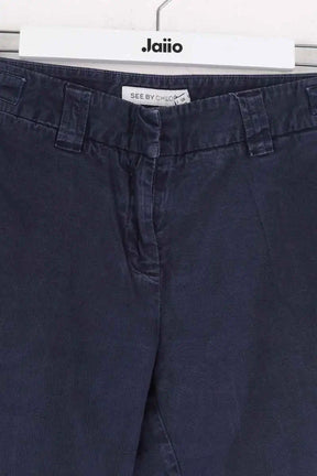 Pantalon See By Chloé Marine en Coton