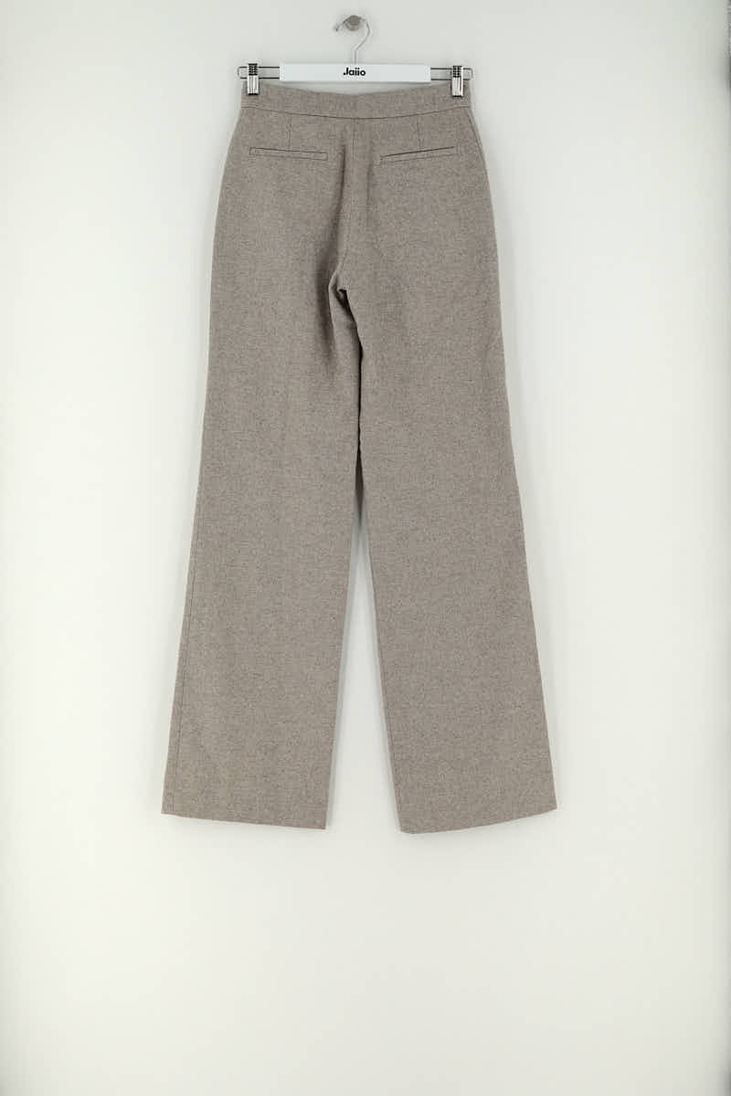 Pantalon Sézane Gris en Laine