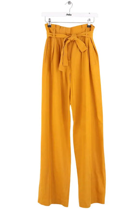 Pantalon Sézane Jaune en Synthétique, taille M - Seconde Main