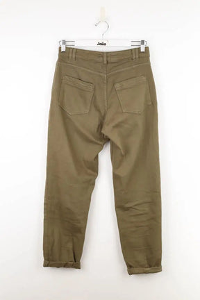 Pantalon Sézane Kaki en Coton