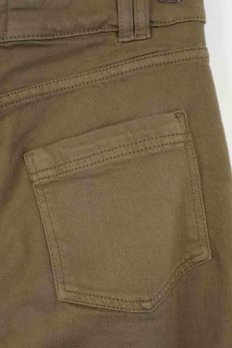 Pantalon Sézane Kaki en Coton