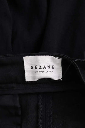 Pantalon Sézane Noir en Synthétique