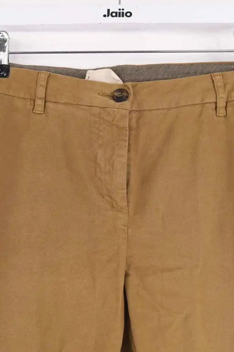 Pantalon slim American Vintage Marron en Coton