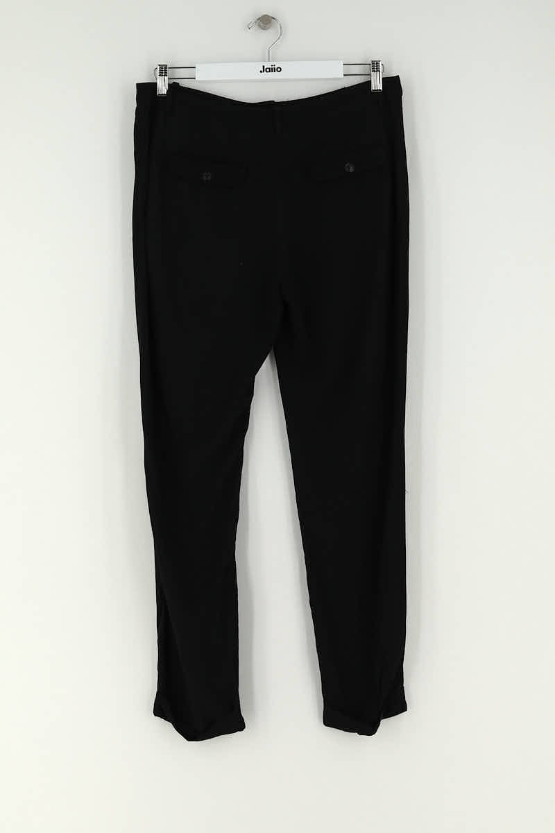 Pantalon slim American Vintage Noir en Viscose