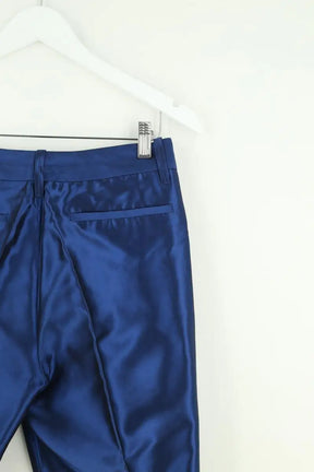 Pantalon slim Barbara Bui Bleu en Viscose