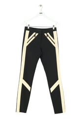 Pantalon slim Barbara Bui défilé hiver 2017 Noir en Synthétique, taille M - Seconde Main