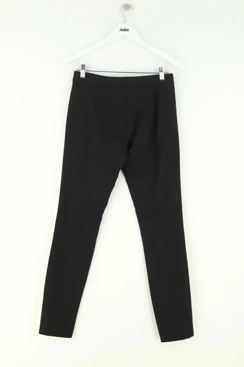 Pantalon slim Barbara Bui défilé hiver 2017 Noir en Synthétique