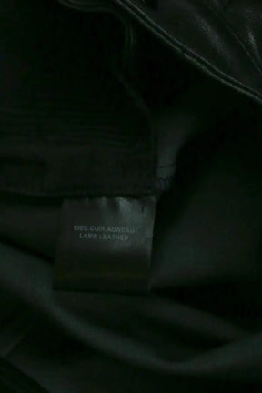 Pantalon slim Barbara Bui Noir en Cuir