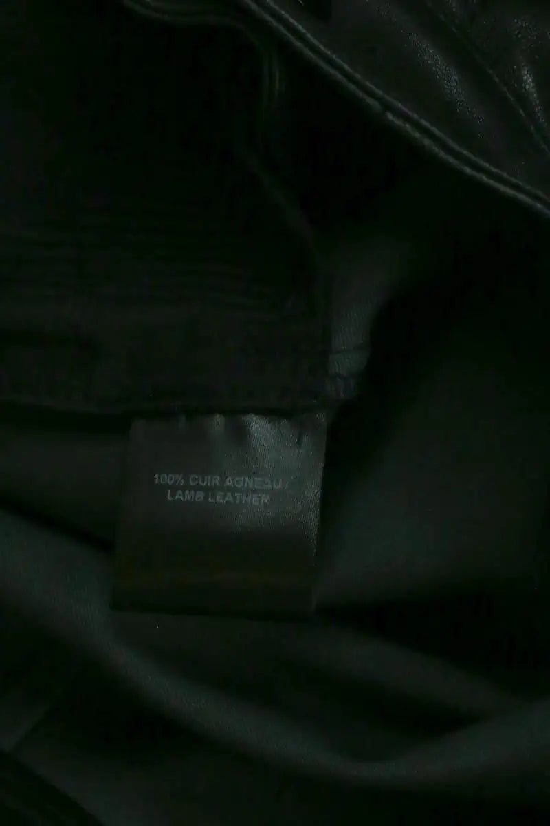Pantalon slim Barbara Bui Noir en Cuir