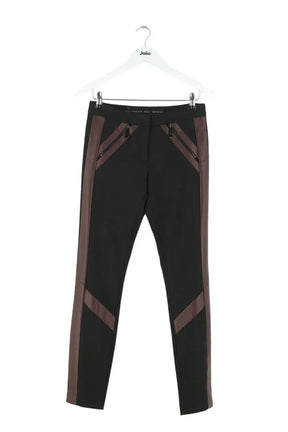 Pantalon slim Barbara Bui Noir en Synthétique, taille M - Seconde Main