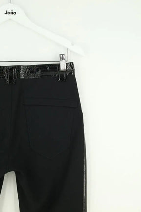 Pantalon slim Barbara Bui Noir en Synthétique
