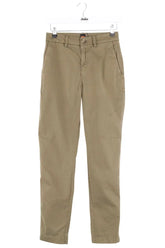 Pantalon slim Boss Kaki en Coton, taille XS - Seconde Main