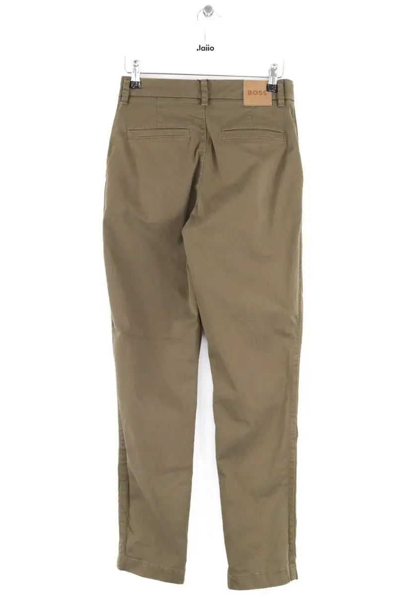 Pantalon slim Boss Kaki en Coton