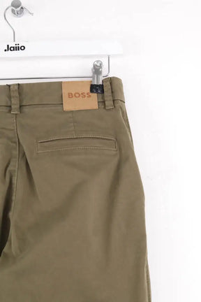Pantalon slim Boss Kaki en Coton