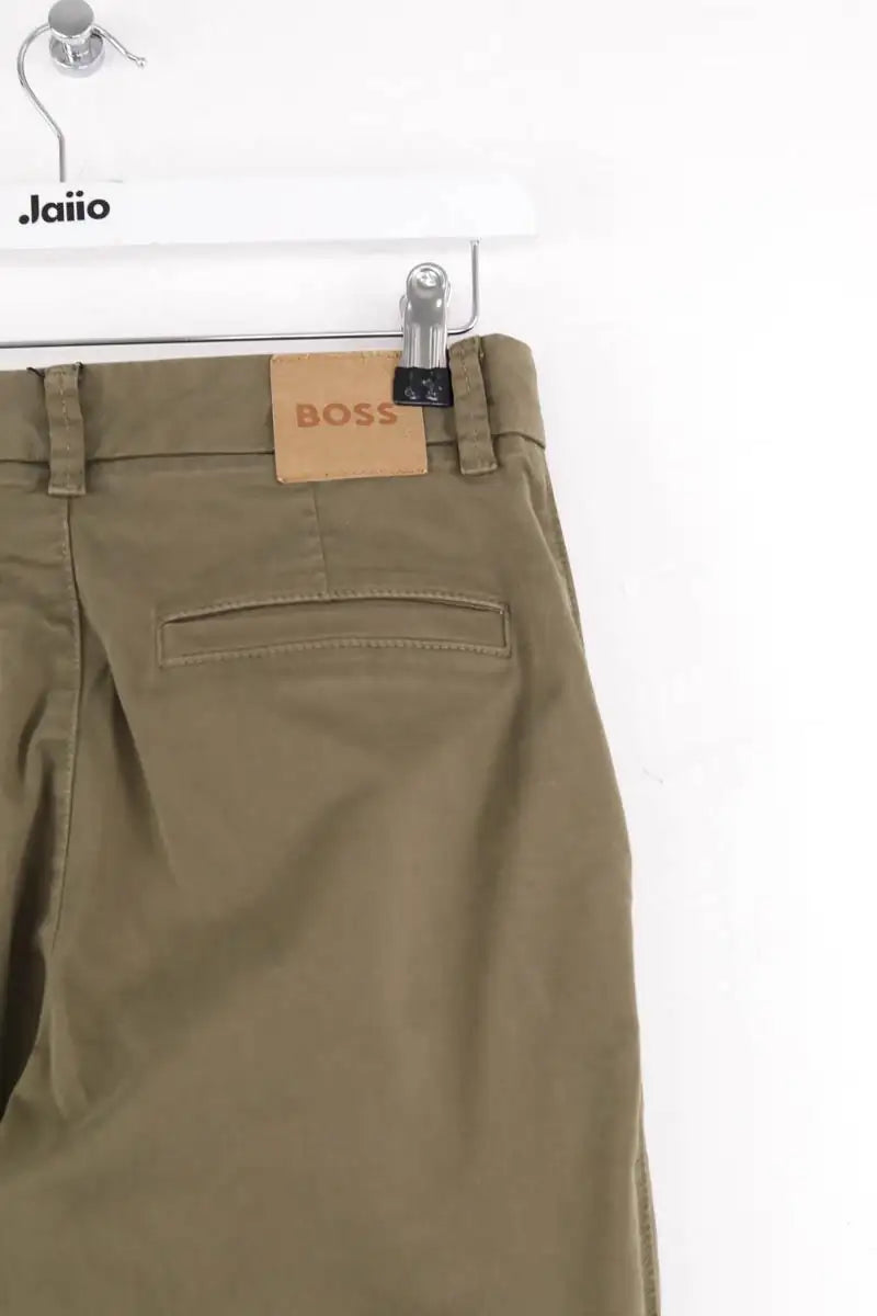 Pantalon slim Boss Kaki en Coton
