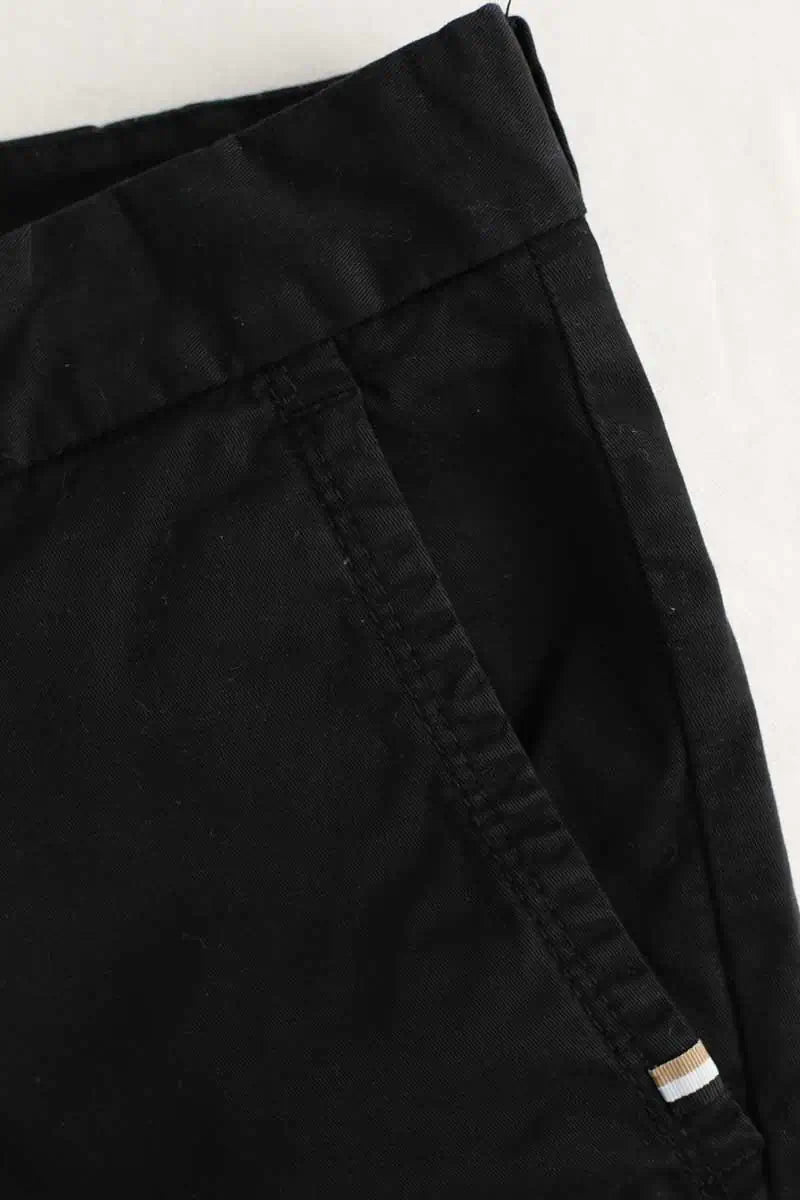 Pantalon slim Boss Noir en Coton